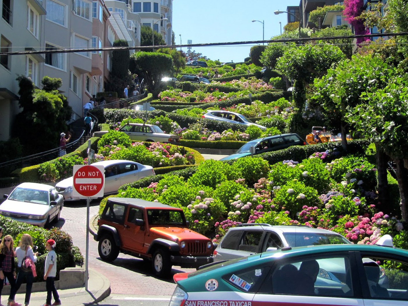 Ломбард-стрит в Сан-Франциско