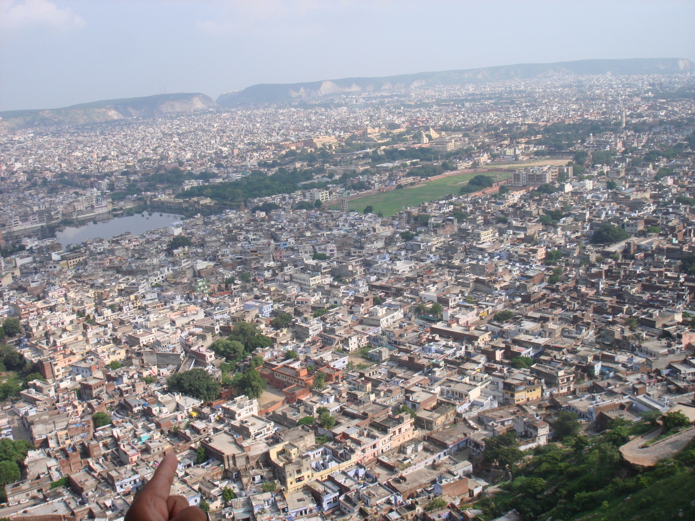 Панорама города в Индии