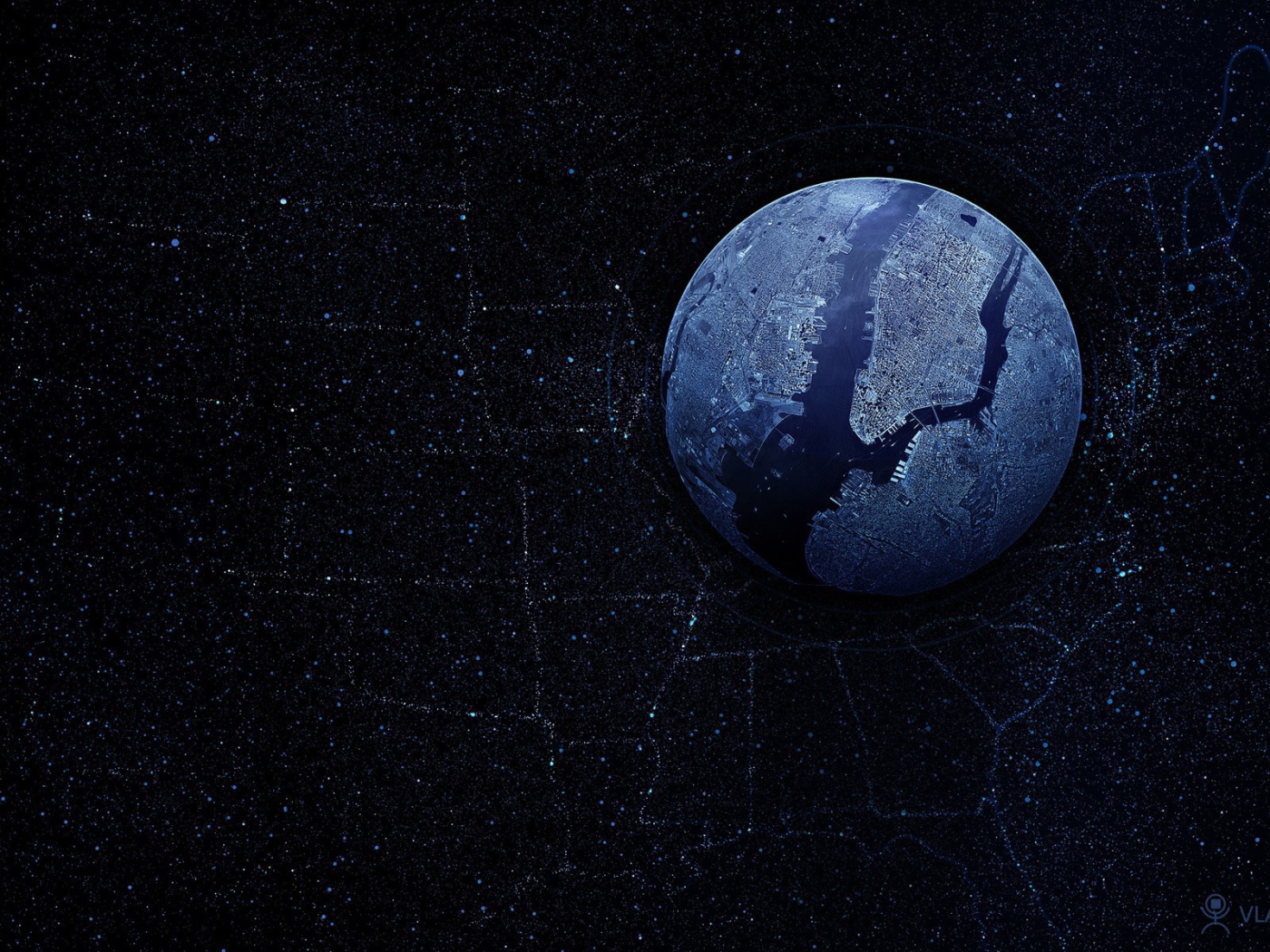 Планета Нью-Йорк на карте США