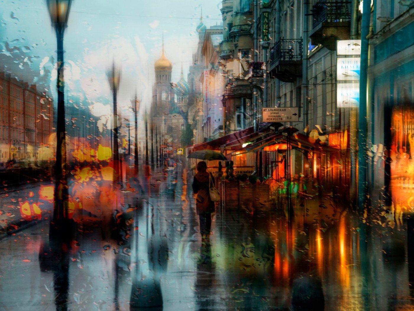 Дождь в Санкт Петербурге