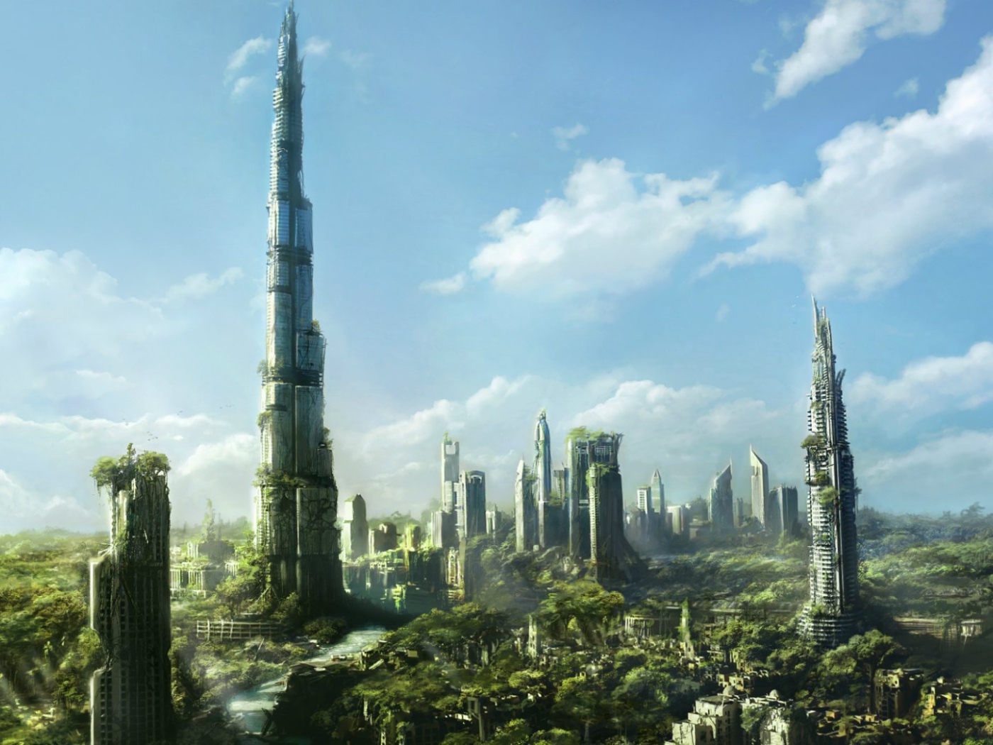 Руины города Дубай