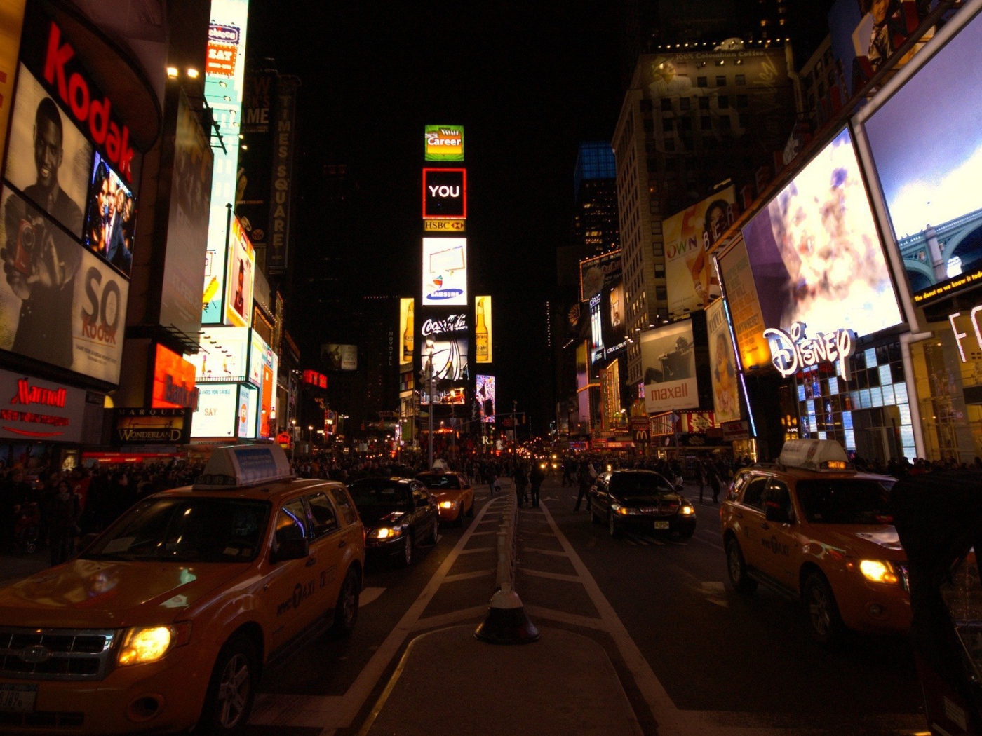 Площадь Таймс-сквер в Нью-Йорке