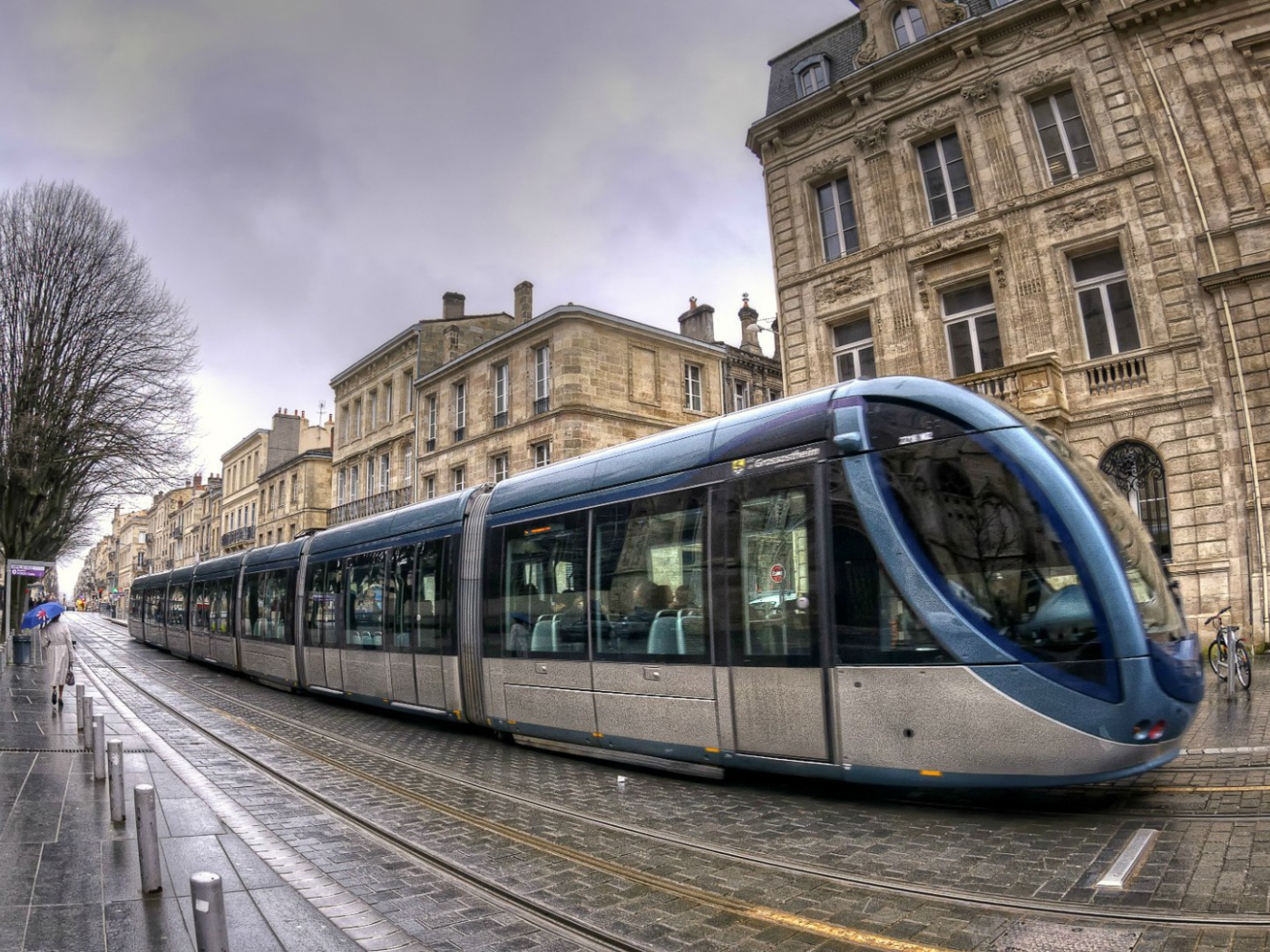 Трамвай в Бордо, Франция