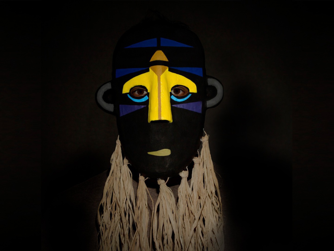 Маска аборигена из Африки