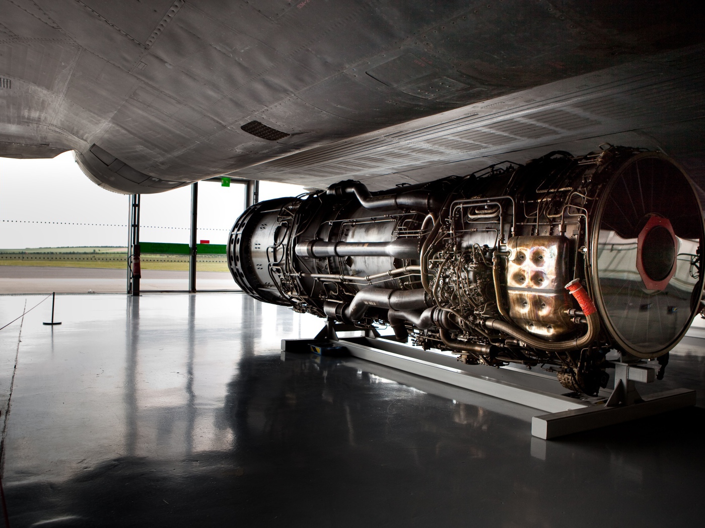 Авиационный двигатель самолета SR-71 Blackbird