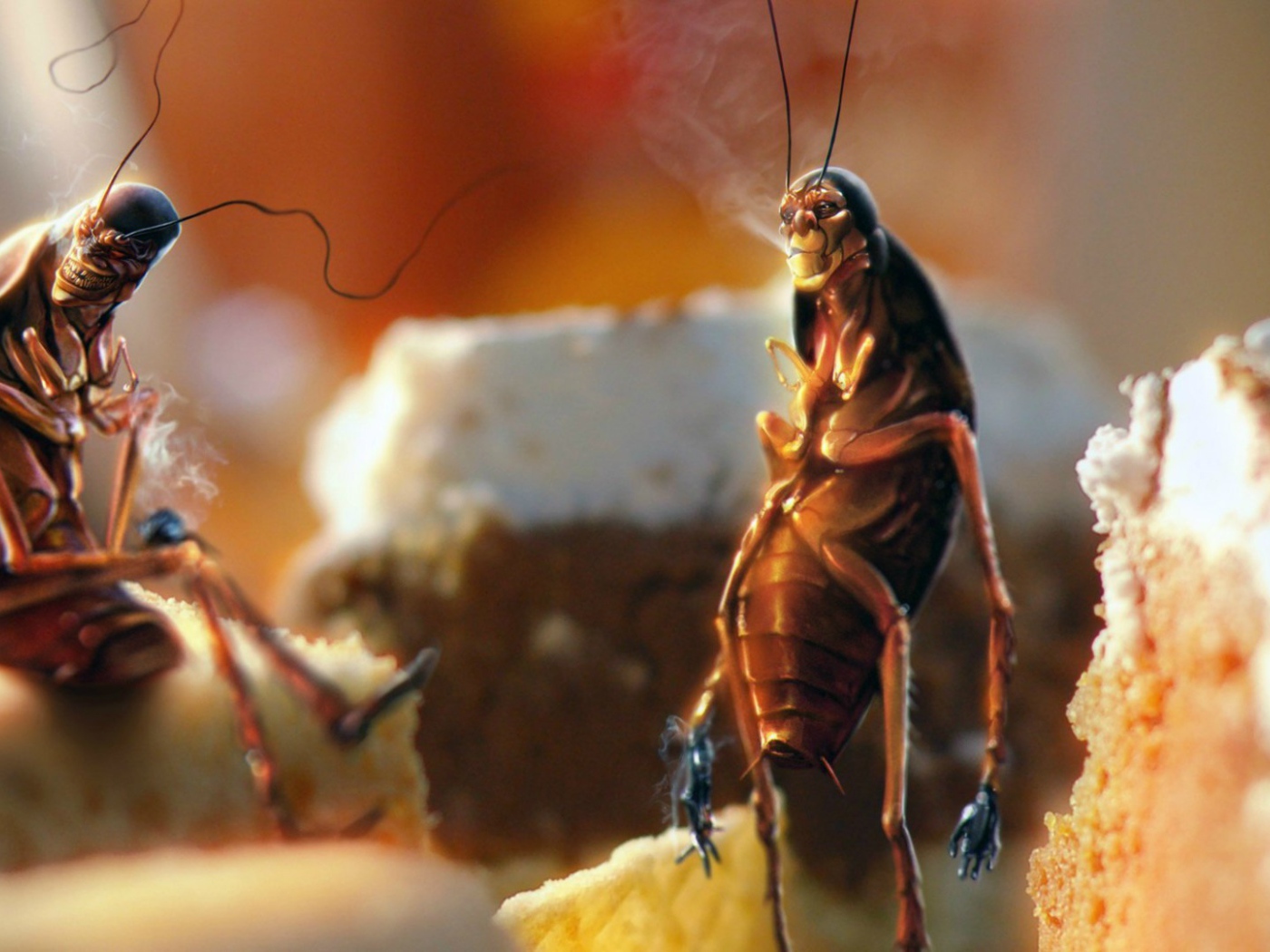 Тараканы рабы вредной привычки