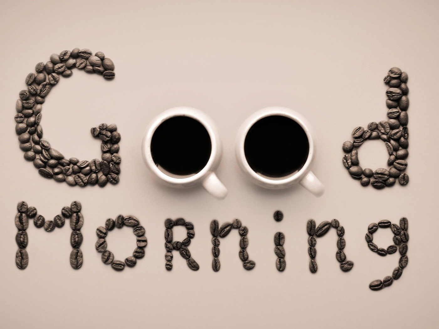Пара чашек кофе для доброго утра