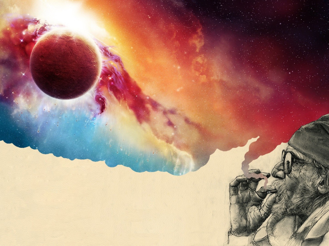 Пожилой мудрый философ