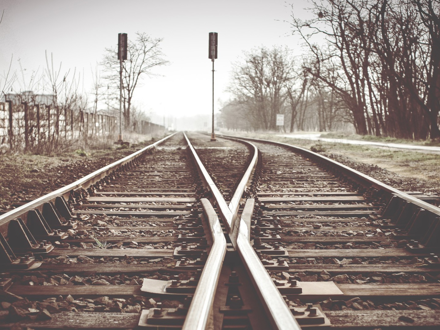 Развилка на железной дороге