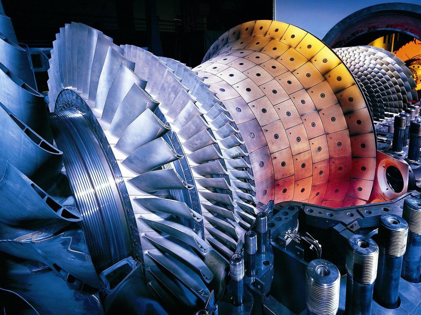 Газовая турбина электростанции