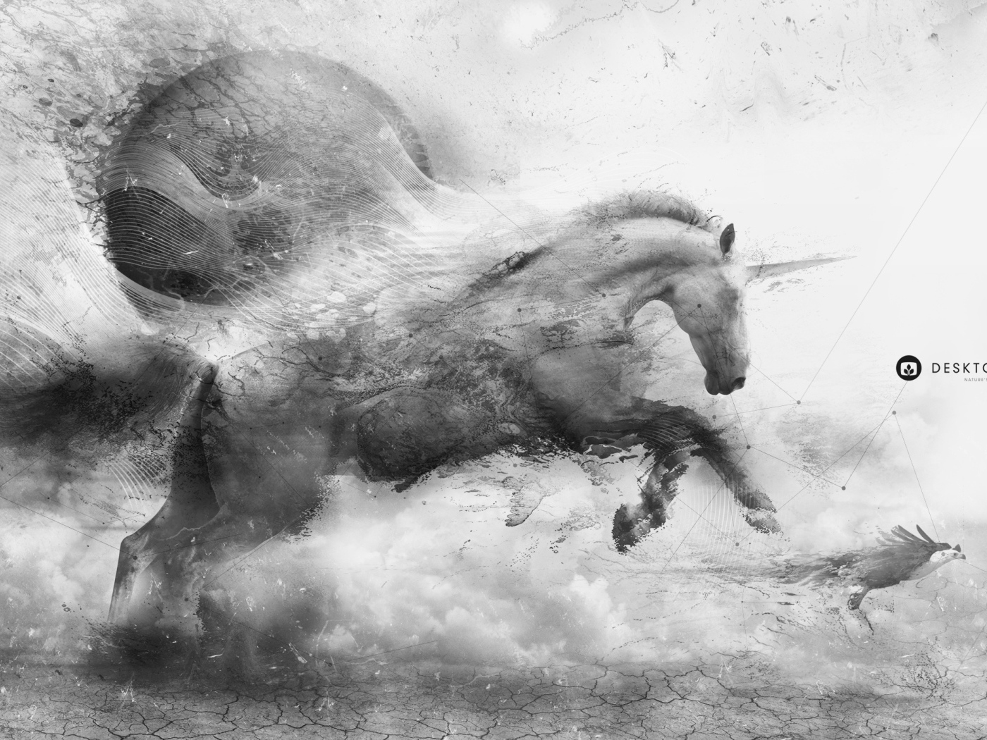 Единорог и птица