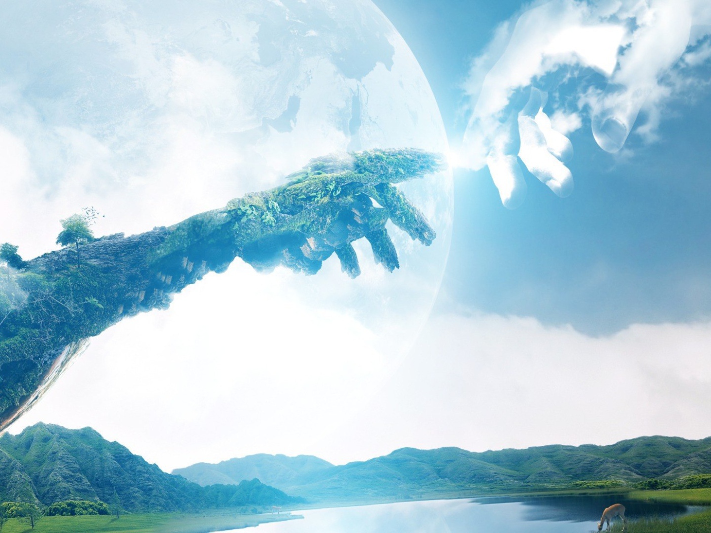 Прикосновение земли к небесам