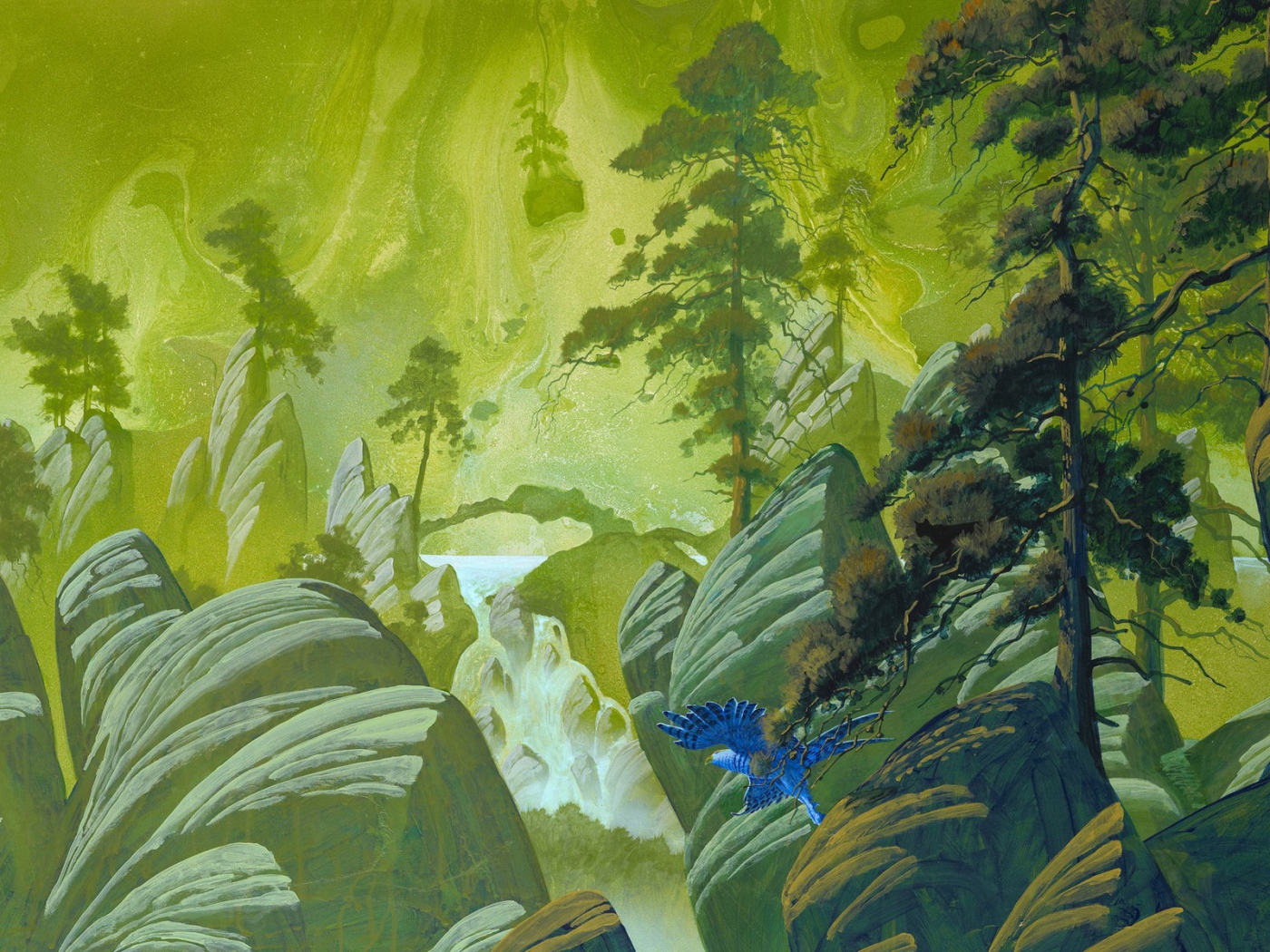 Картина с изображением природы тропиков