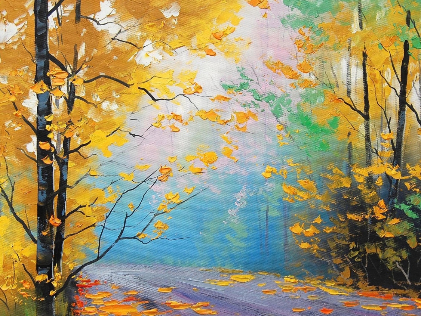 Осенний пейзаж, картина Грэма Геркена