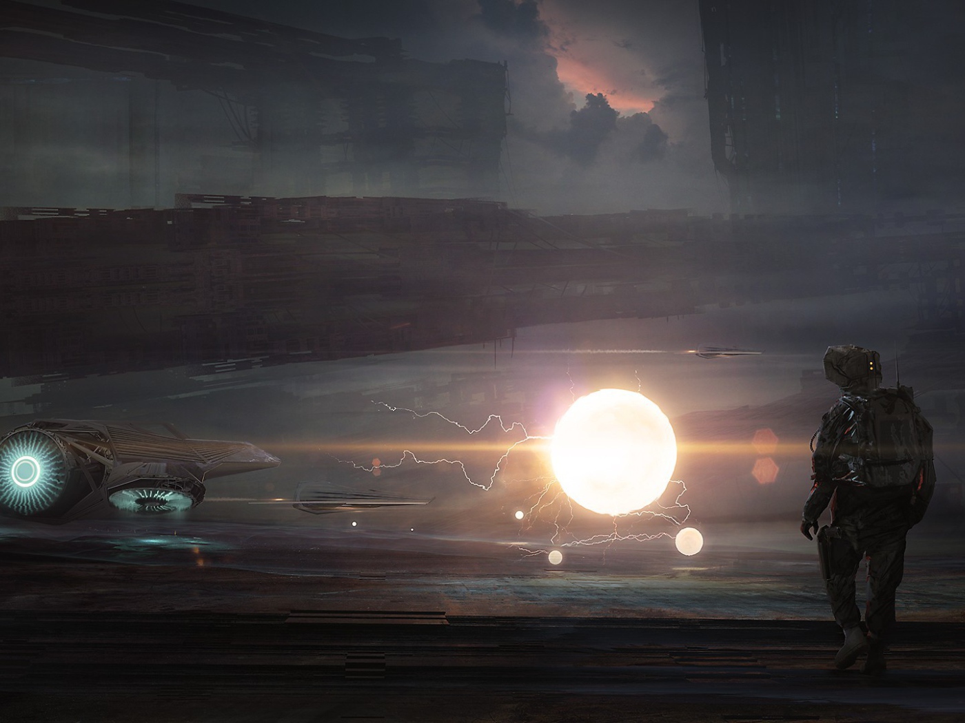 Космонавт идет к своему кораблю, Kuldar Leement