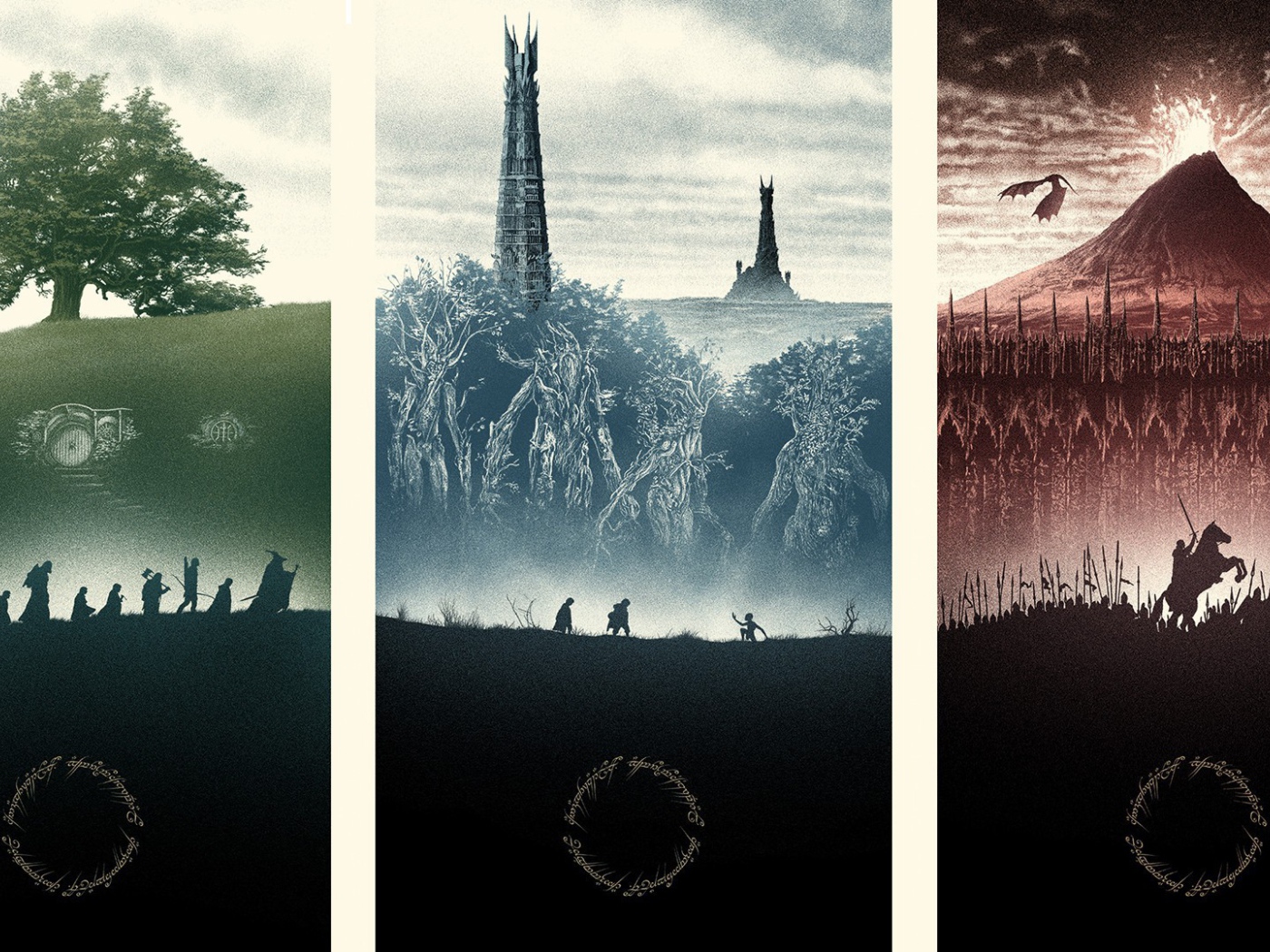 Разные страны в истории Властелина колец