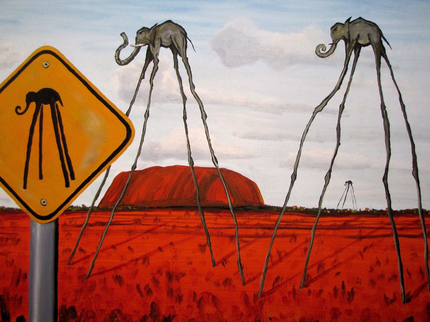 Слоны на длинных ногах