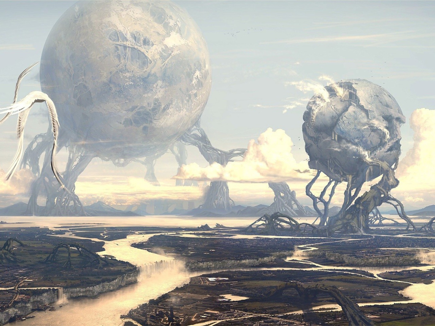 Фантастические деревья в чужом мире