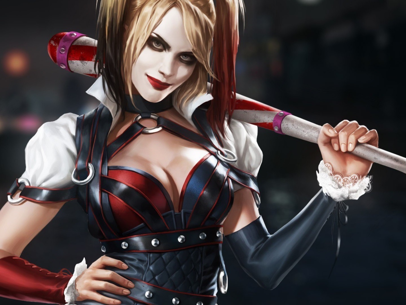 Девушка из комикса Харли Квинн