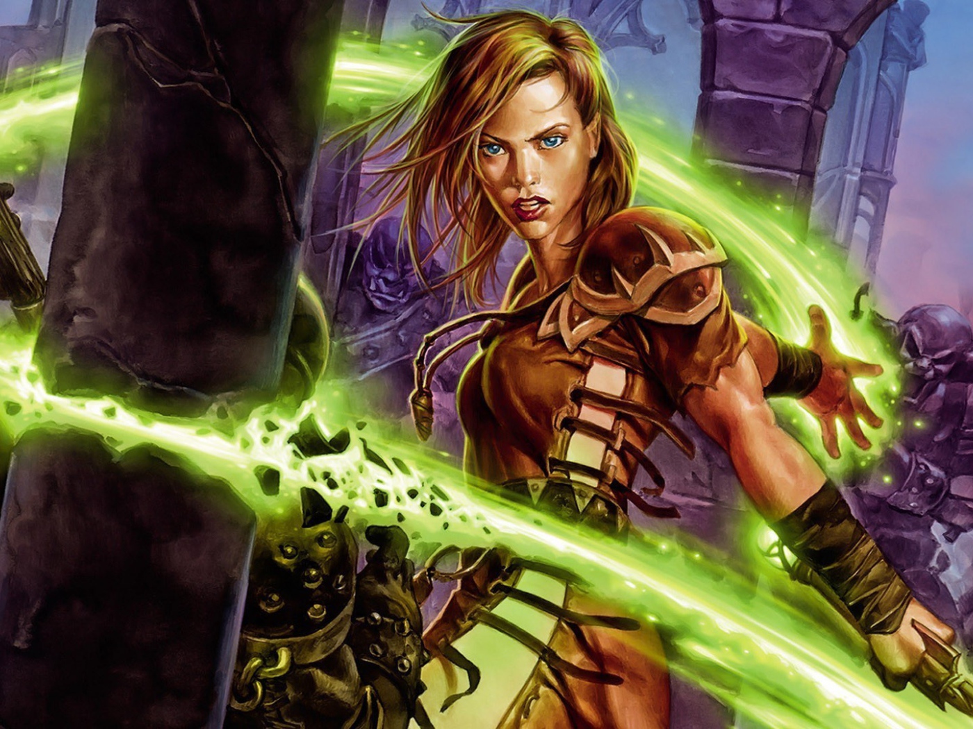 Девушка воин маг