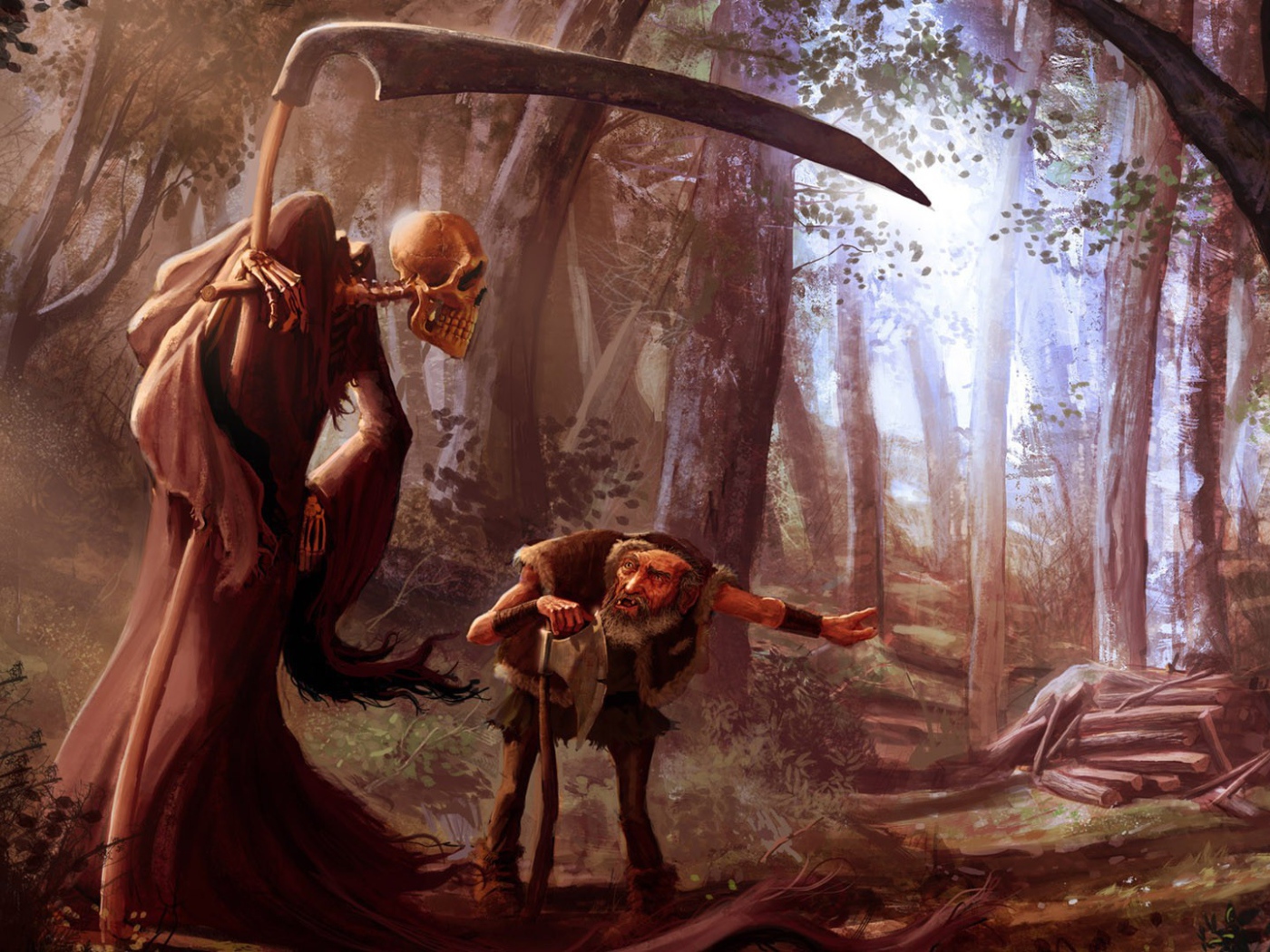 Гном и смерть в лесу