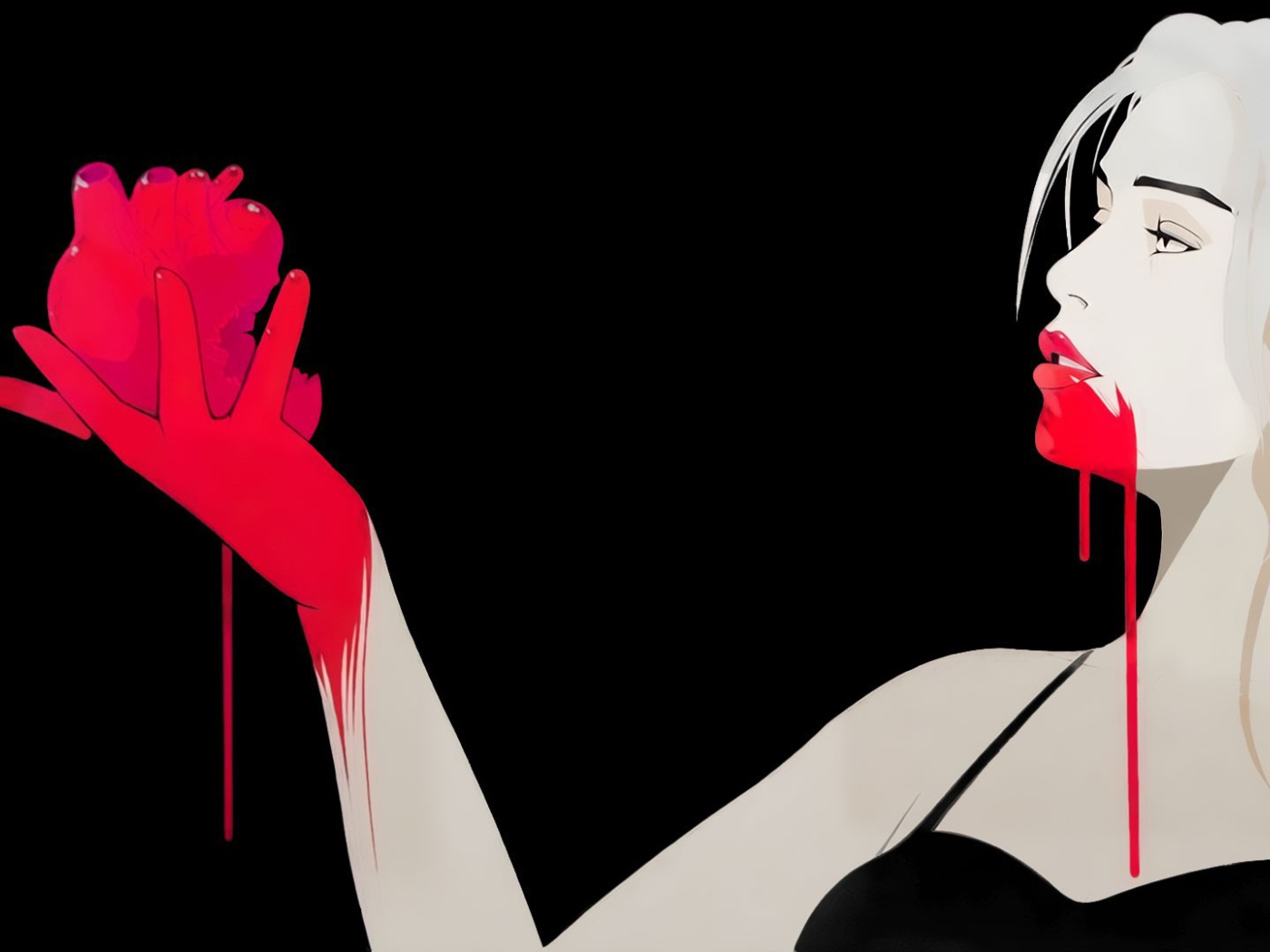 Сердце в руке вампирши