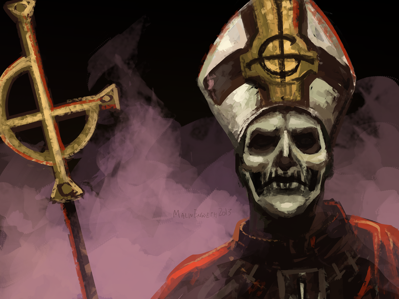 Папа римский скелет