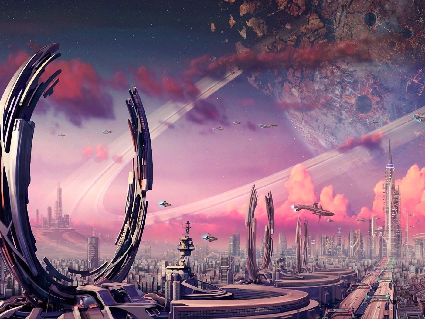 Порталы в городе будущего