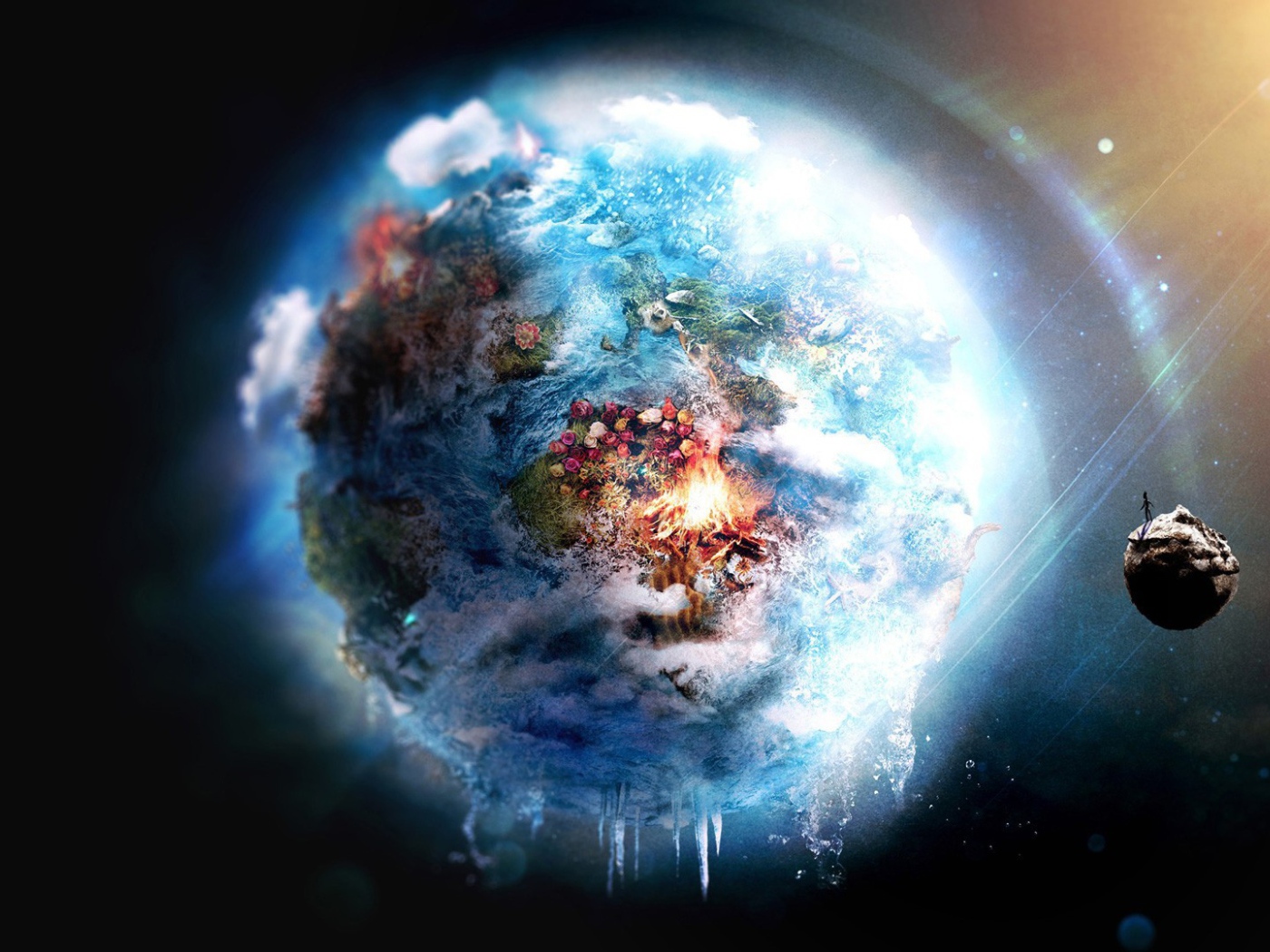 красивая планета стол приборный