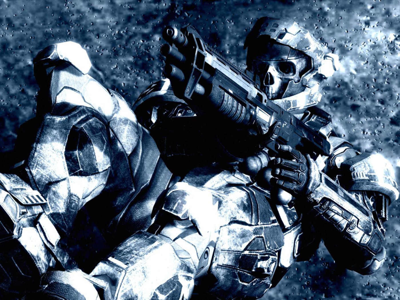 Замерзший солдат космического спецназа