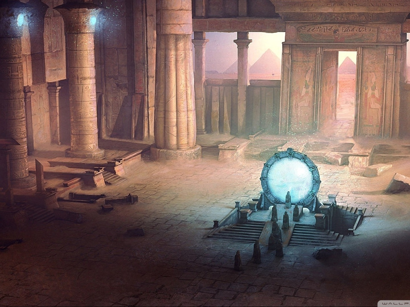 Звездные врата в древнем храме