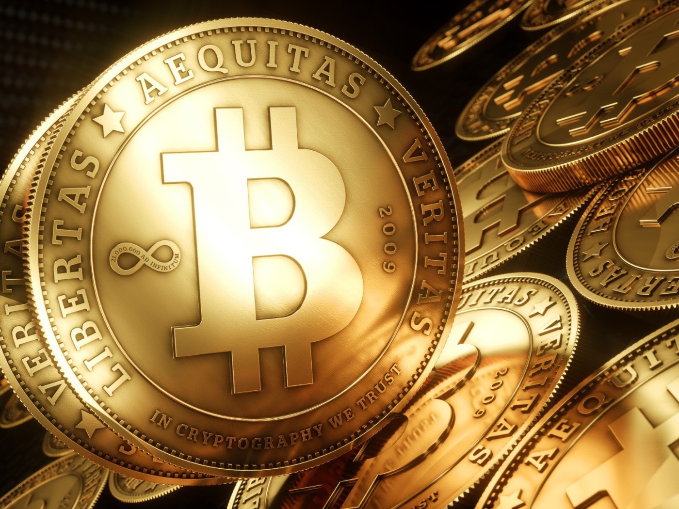 Money coins Bitcoin