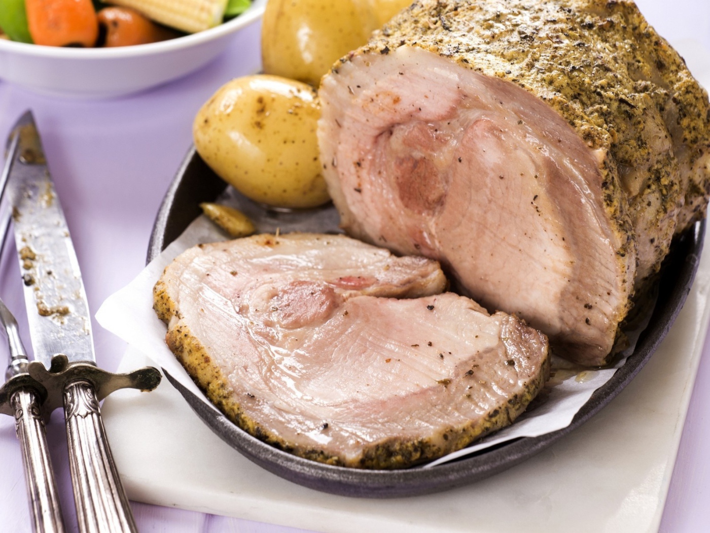 Запеченное с пряностями мясо