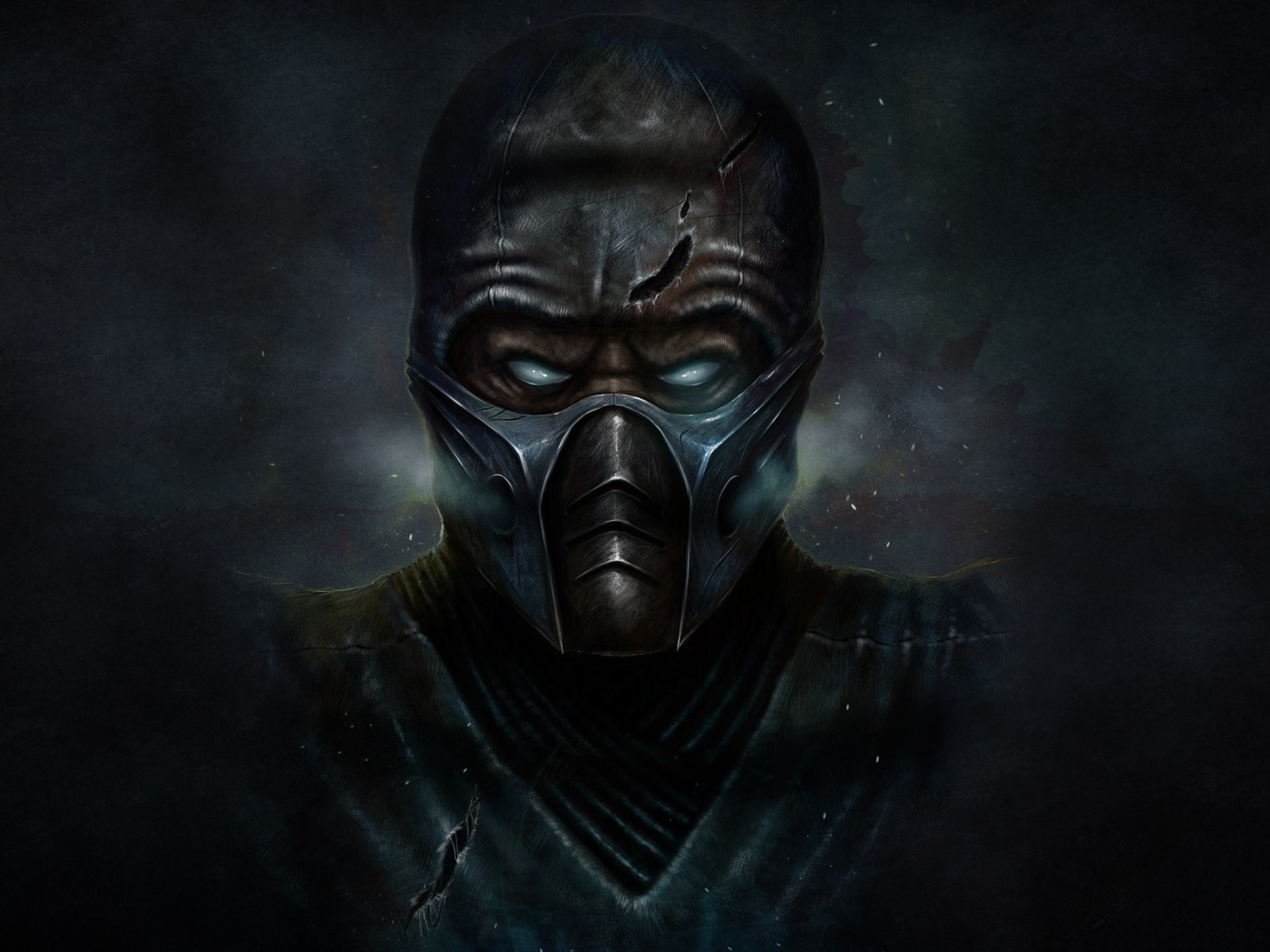 Потрепанный герой игры Mortal Kombat