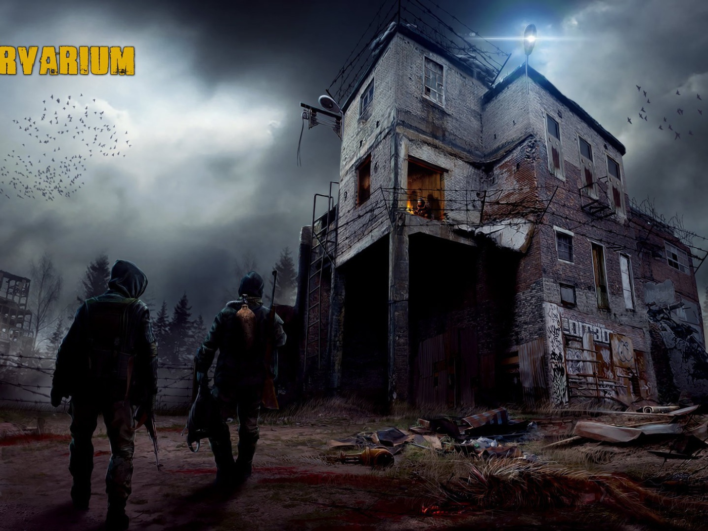 Разбитое здание в игре Survarium