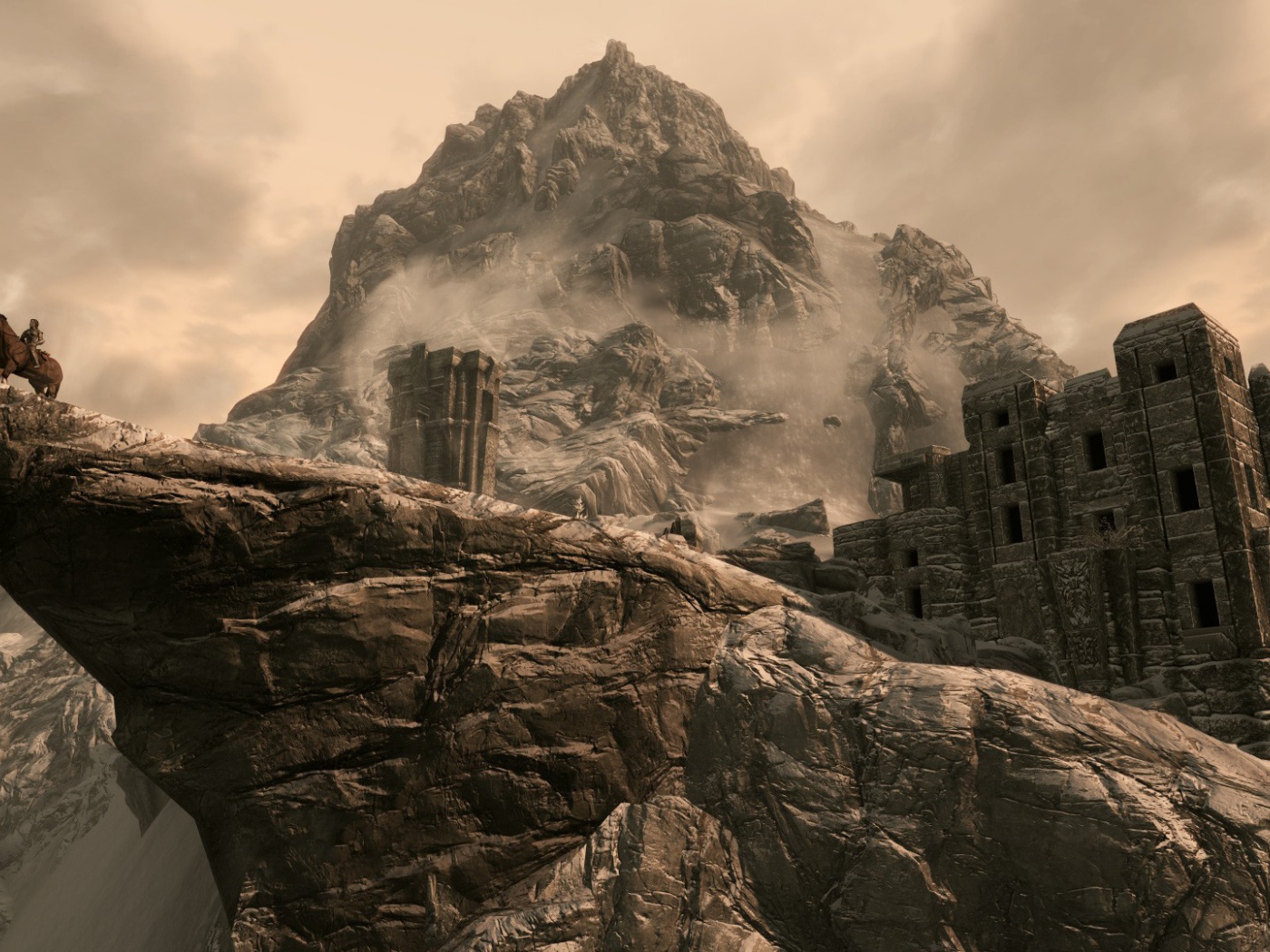 Замок в горах, игра The Elder Scrolls V Skyrim