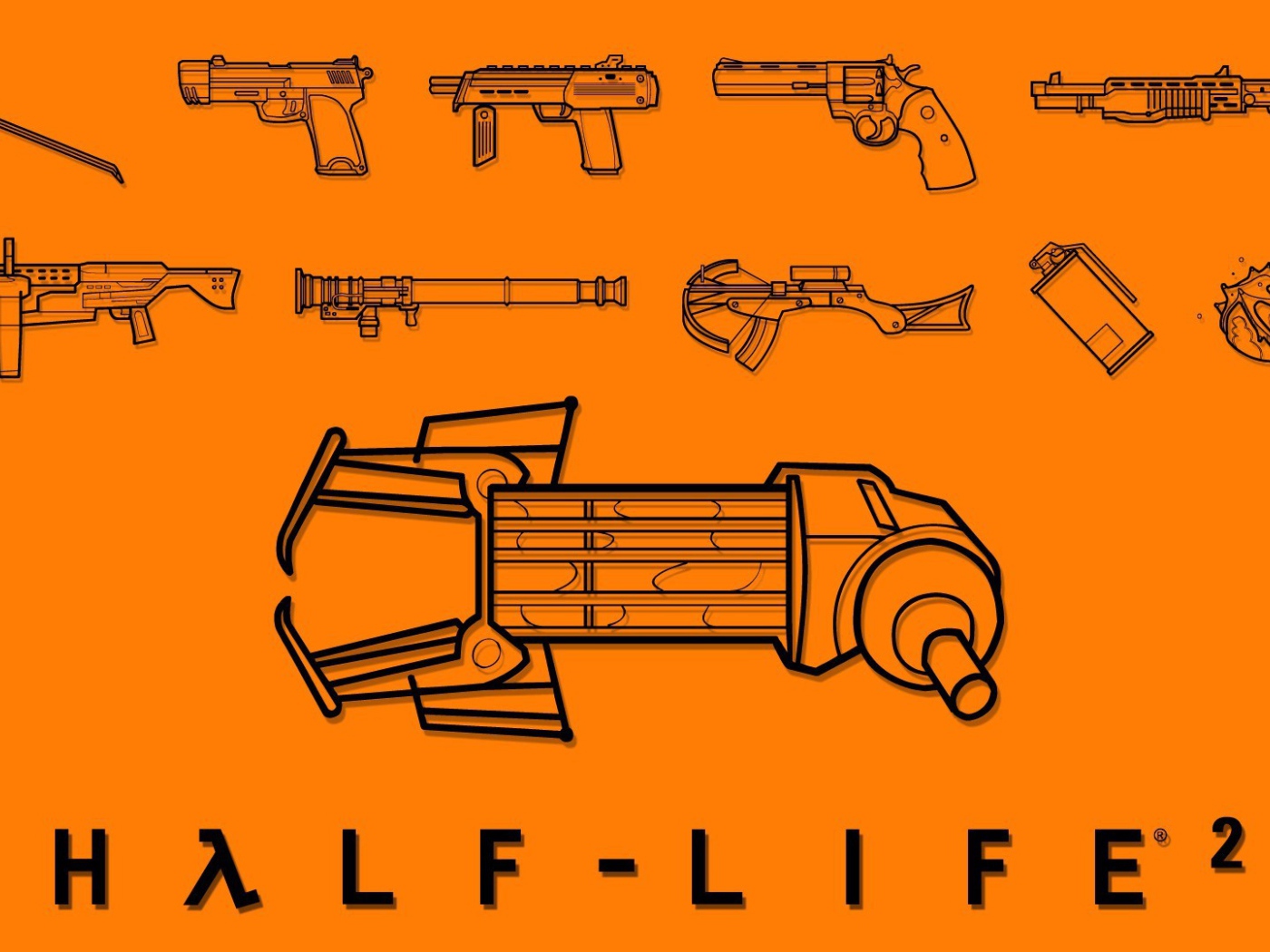 Чертежи оружия в игре Half-Life 2