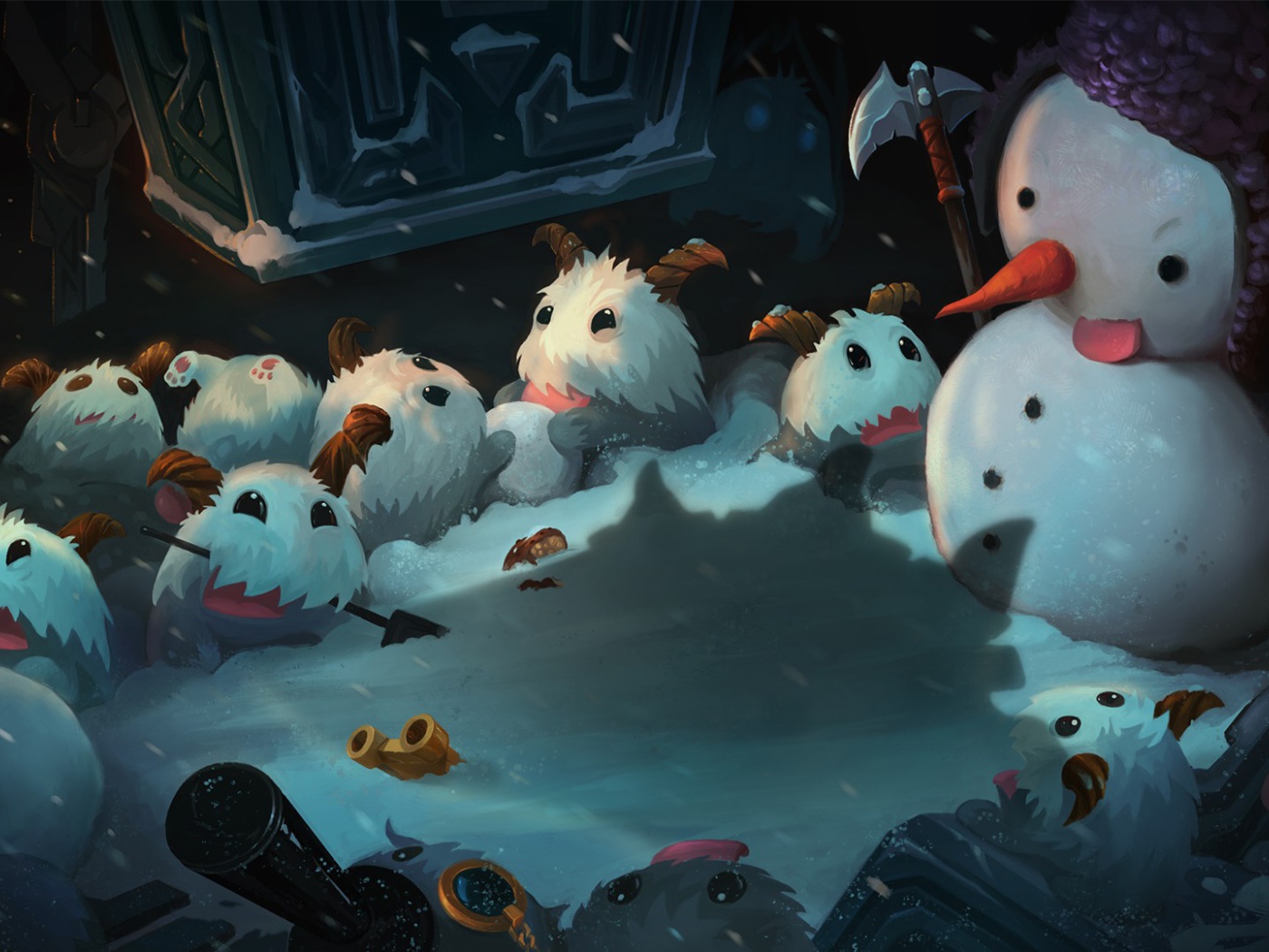 Семья лохматых снеговиков, Лига легенд