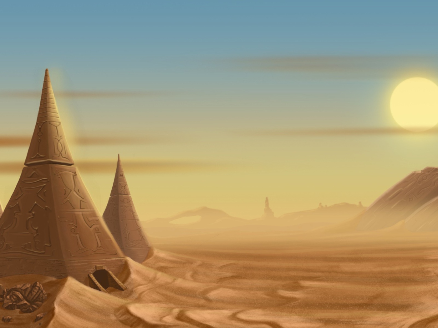 Фантастическая пустыня, игра Bejeweled 3