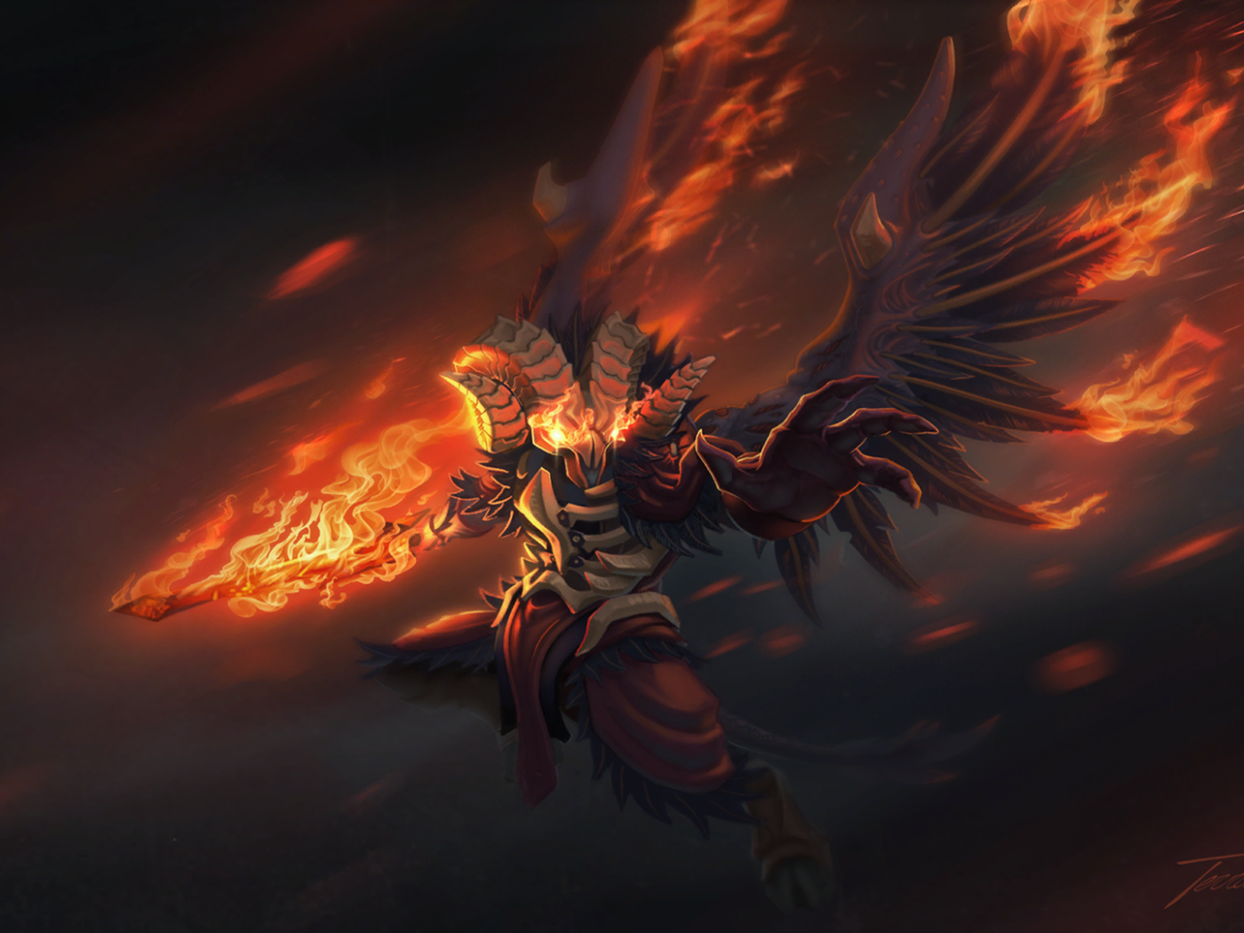 Огненный демон в игре Dota 2