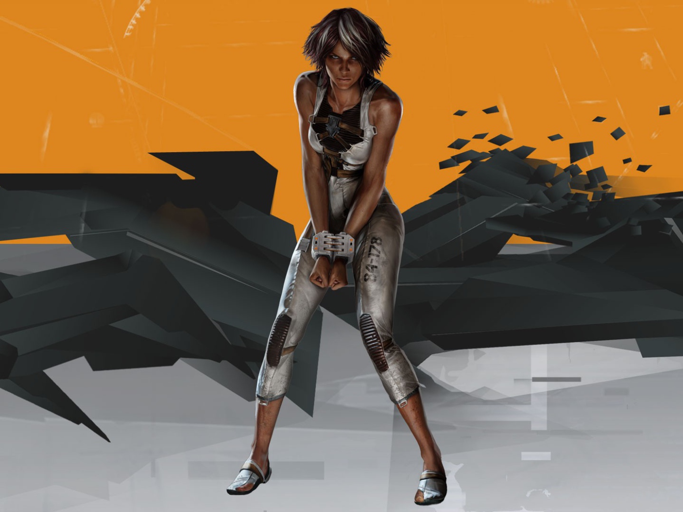 Девушка в наручниках, игра Remember Me