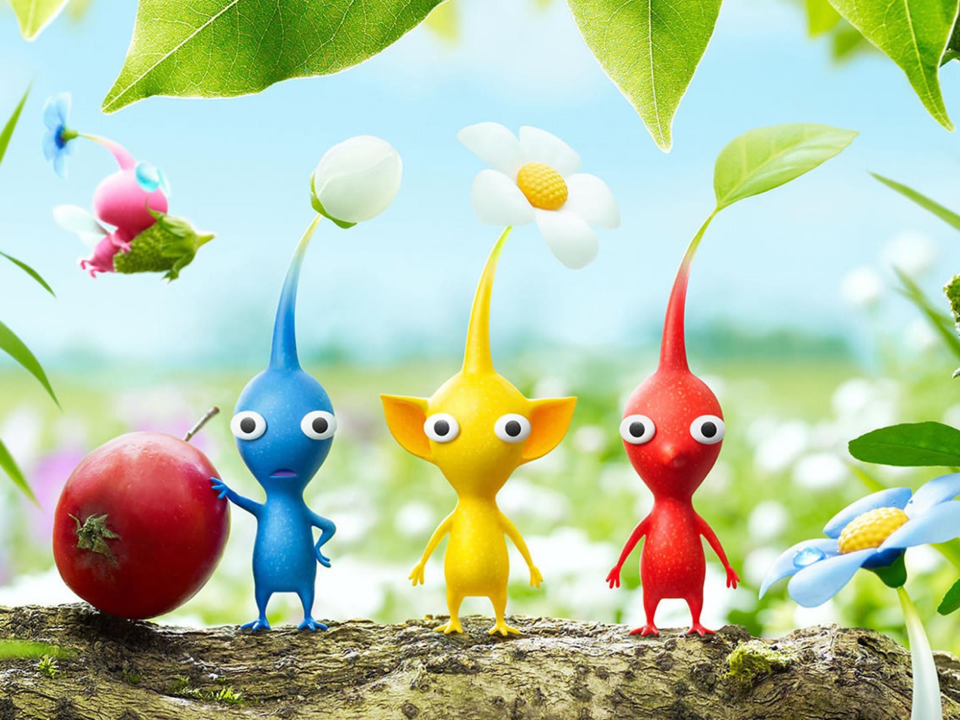Герои видео игры Pikmin