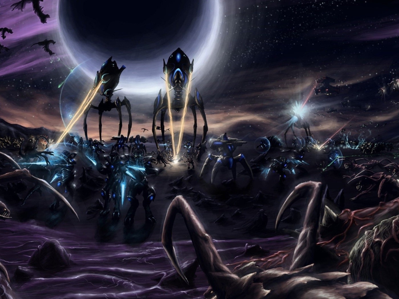 Орда инопланетян в игре Starcraft II