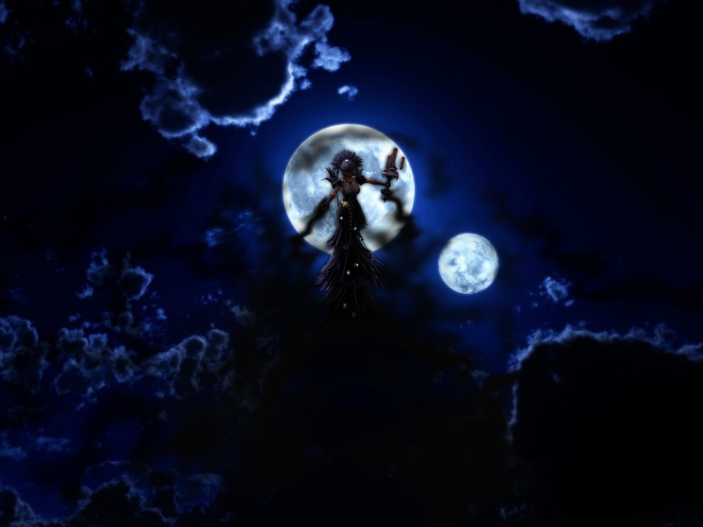 Нокс на фоне луны, игра Smite