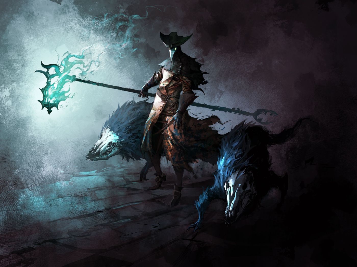 Чародей с волками в игре Castlevania Lords of Shadow