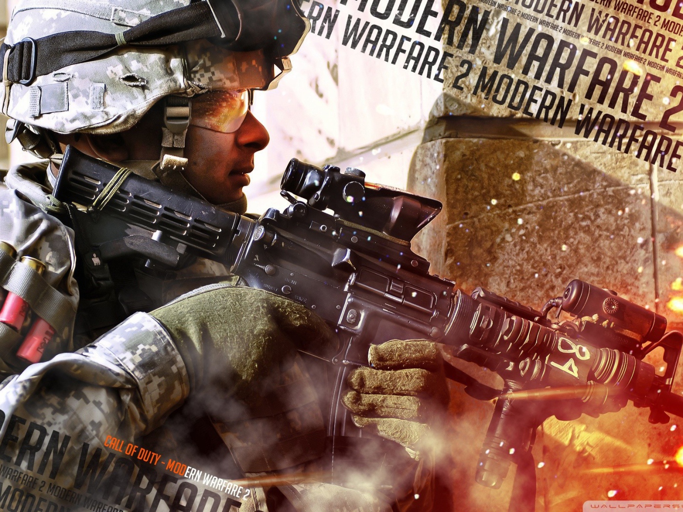 Популярная игра Call of Duty Modern Warfare 2