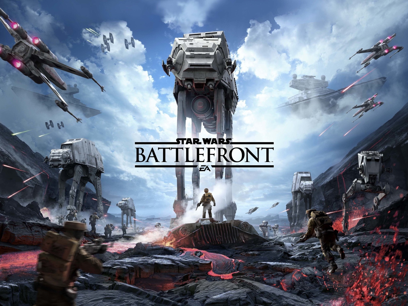 Популярная игра Star Wars Battlefront