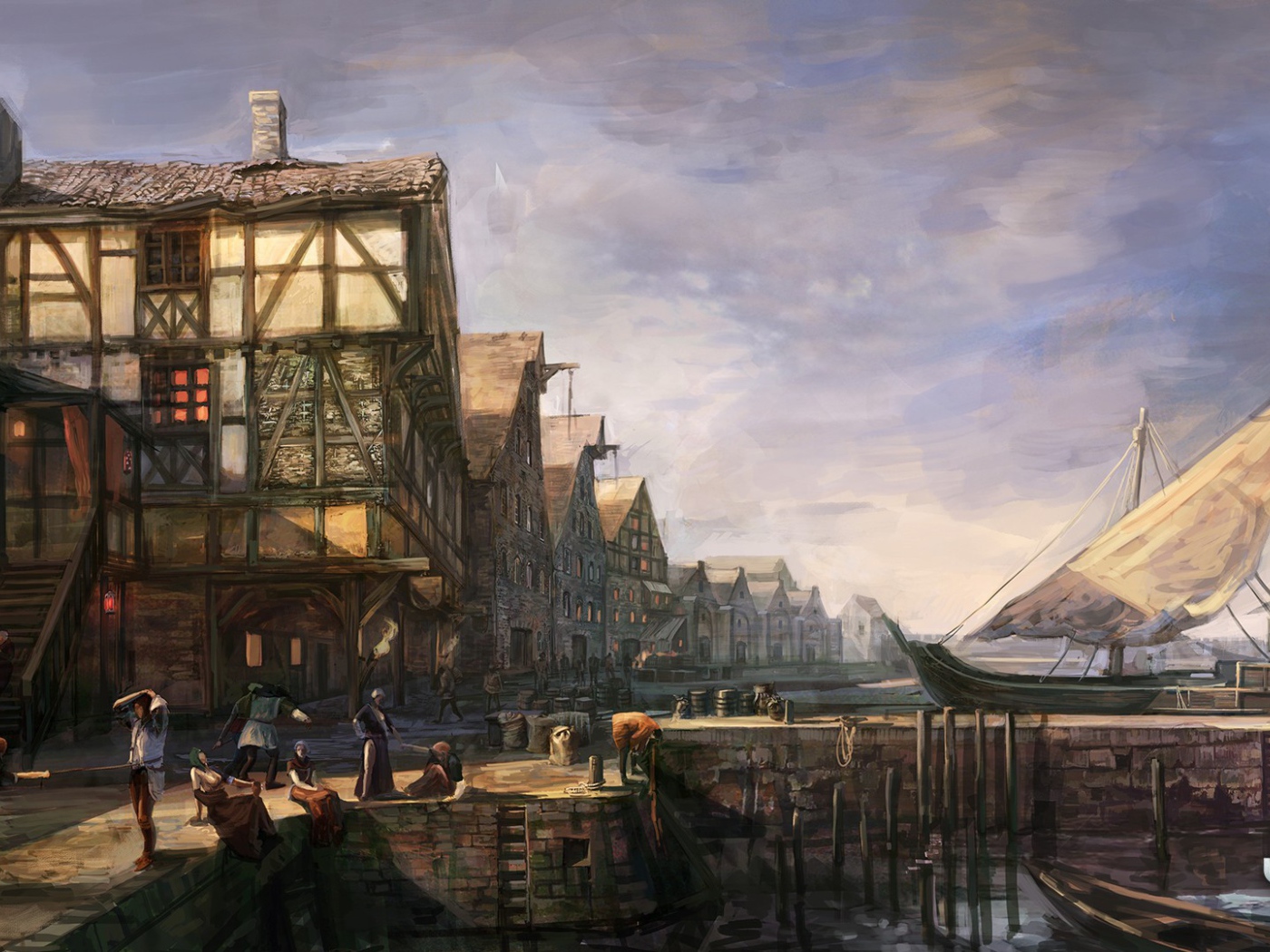 Порт в игре The Witcher 3 Wild Hunt