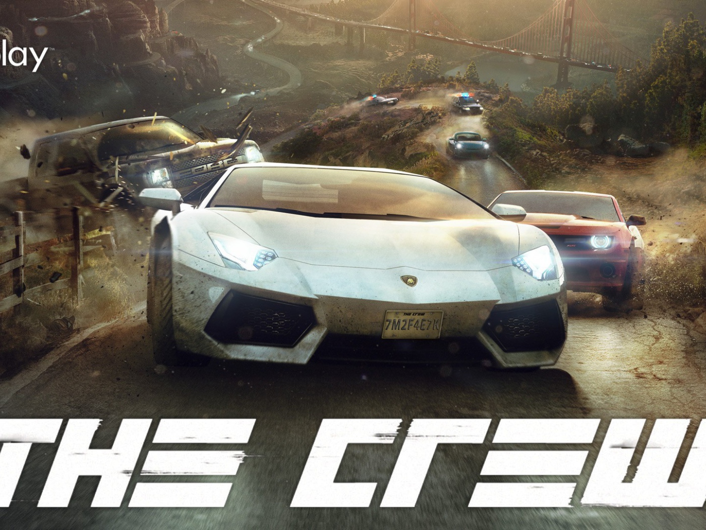 Постер видео игры The Crew