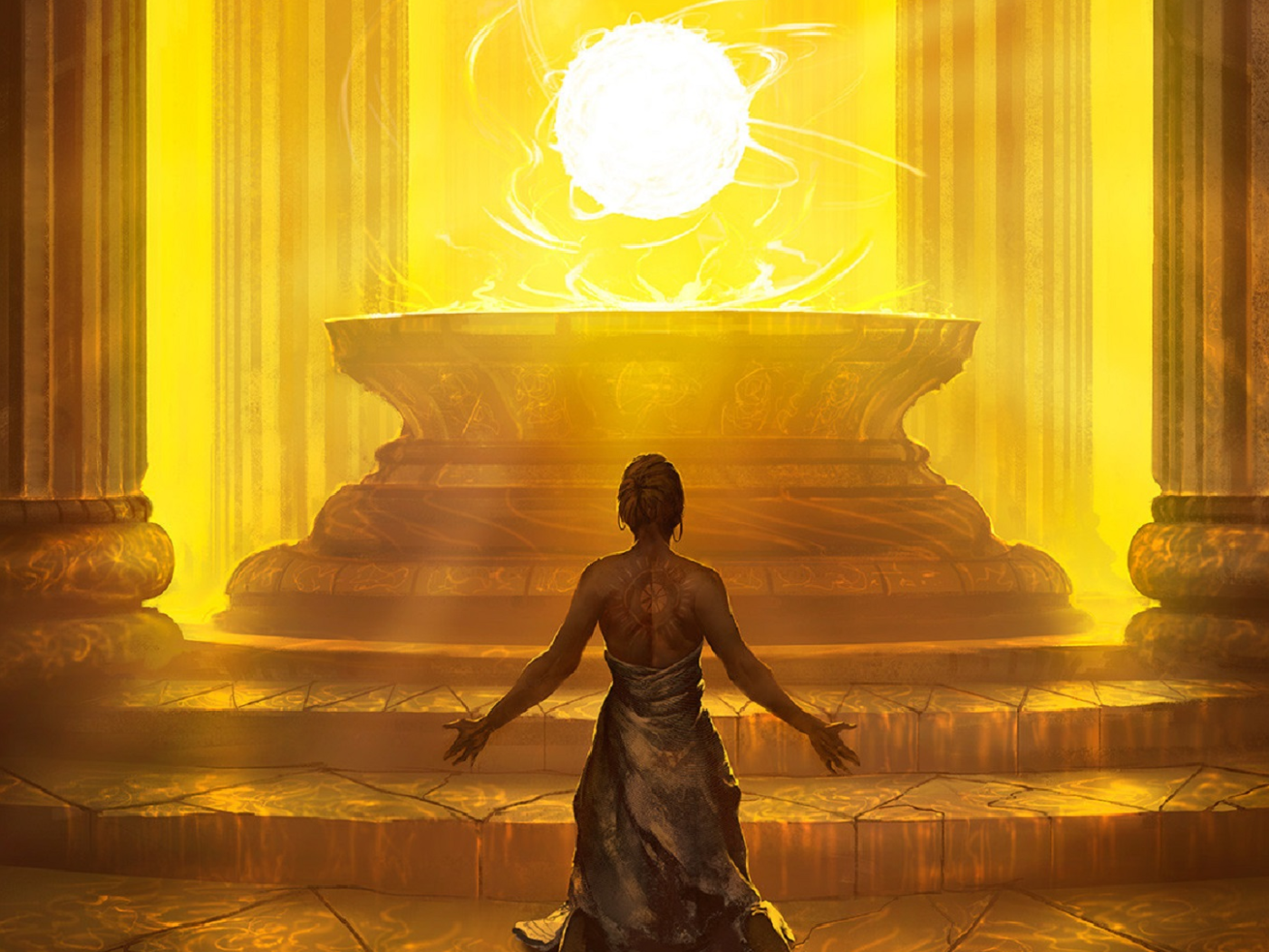 Жрица в храме, игра Magic The Gathering